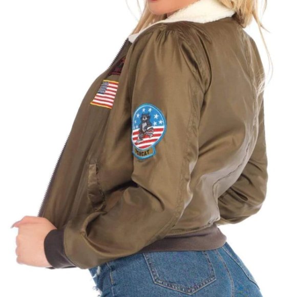 Top Gun Nylon Bomber Jacket - Picture 2 of 6
